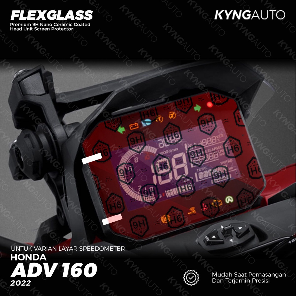 Jual Anti Gores FLEXGLASS Nano Glass Original 9H LAYAR SPEEDOMETER ...
