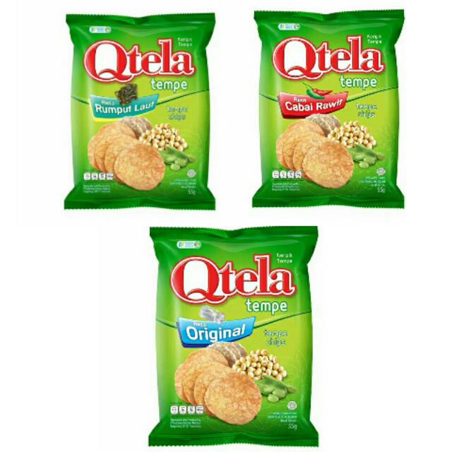 Jual Qtela Keripik Tempe 55gr Shopee Indonesia