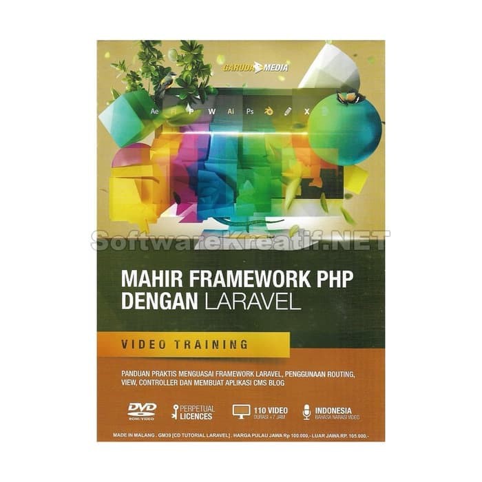 Jual software original Garuda Media CD Video Tutorial Mahir Framework ...