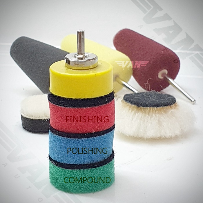 Jual 9 pcs Busa Mini 1 inch Nano Polisher Kit / Busa Mini Polisher Set ...