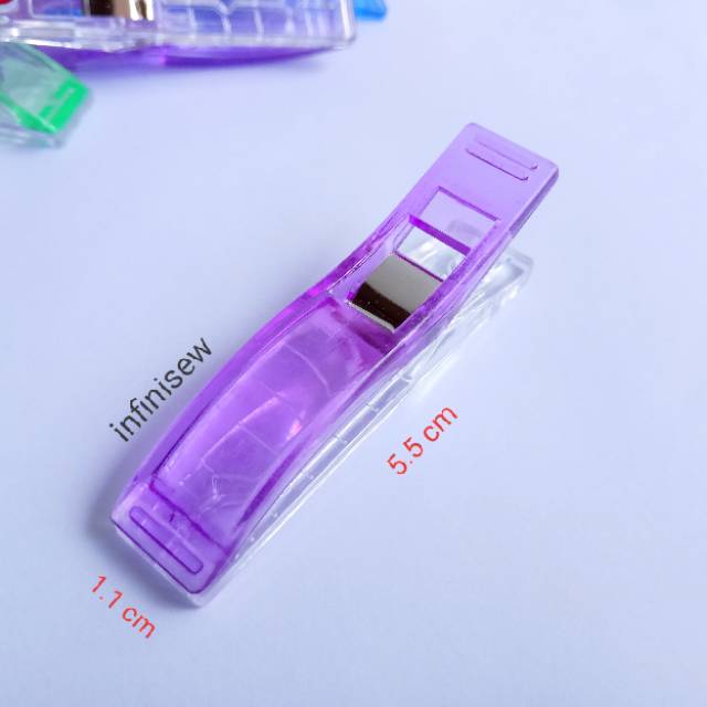 Jual paket isi 50 pcs penjepit klip kain jumbo wonder Fabric clip clips ...