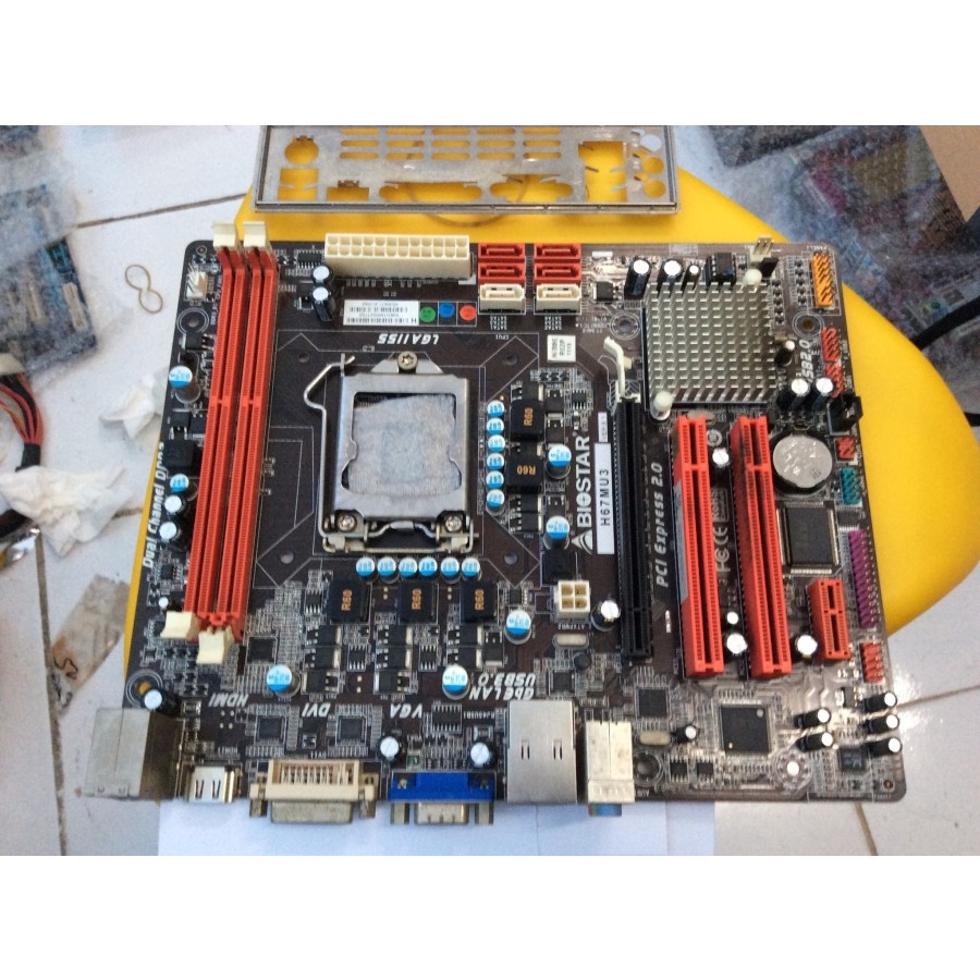 Jual Motherboard H67 Biostar LGA 1155 DDR3 USB 3.0 HDMI Seri H67MU3 ...