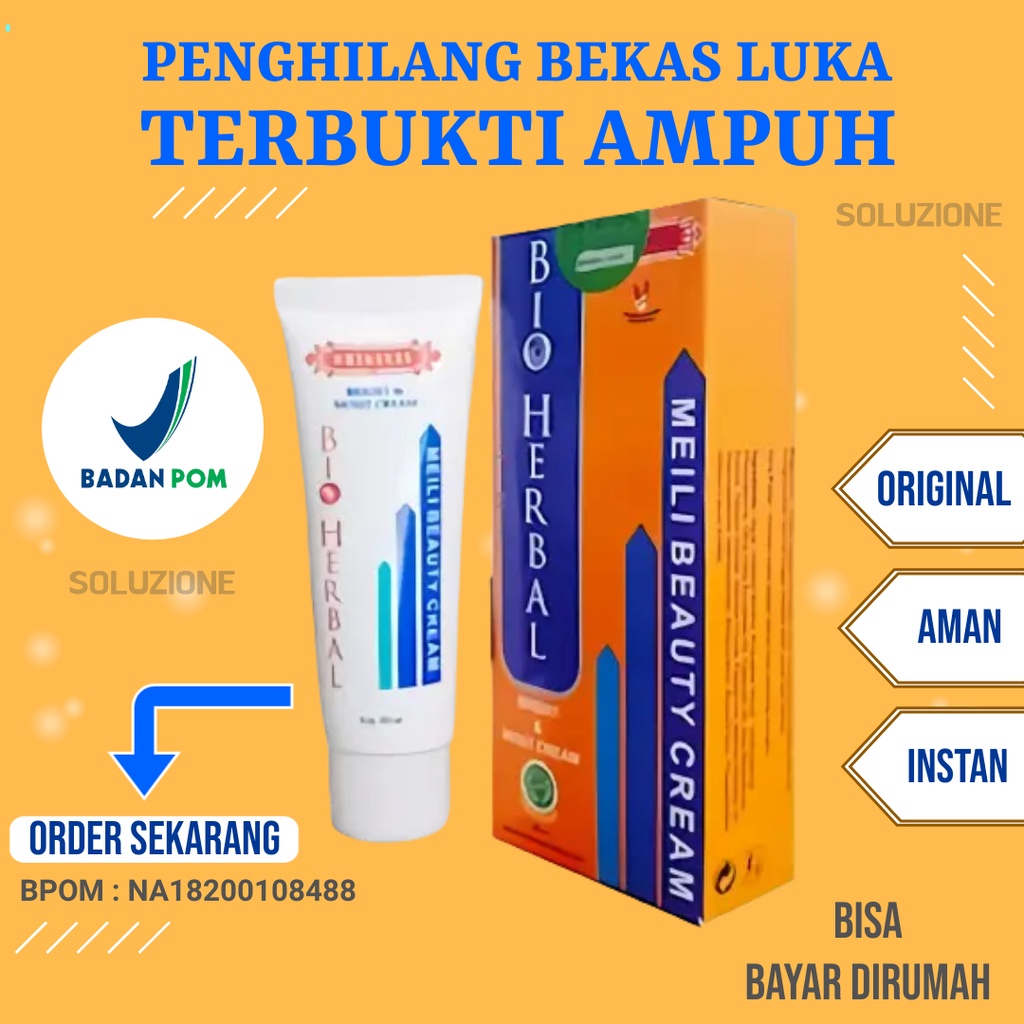 Jual Bio Herbal Penghilang Bekas Luka Lama Salep Cream Meilibahenling