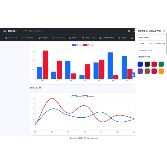 Jual Bootstrap 5 - Rocker v2.1 Premium Admin Dashboard Template (HTML ...