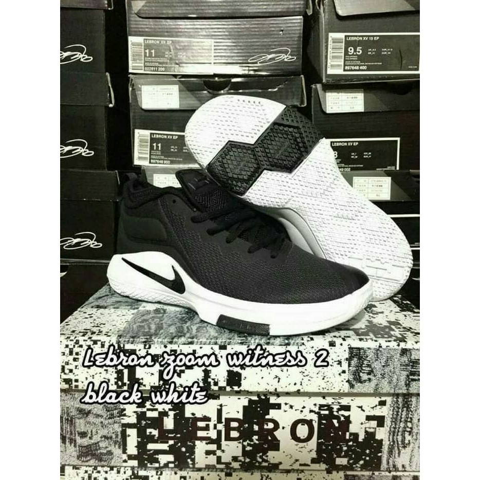 Lebron witness 2 black and white best sale
