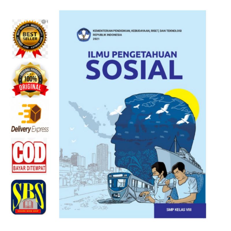 Jual BUKU ILMU PENGETAHUAN SOSIAL SMP KELAS 8 KURIKULUM MERDEKA ...