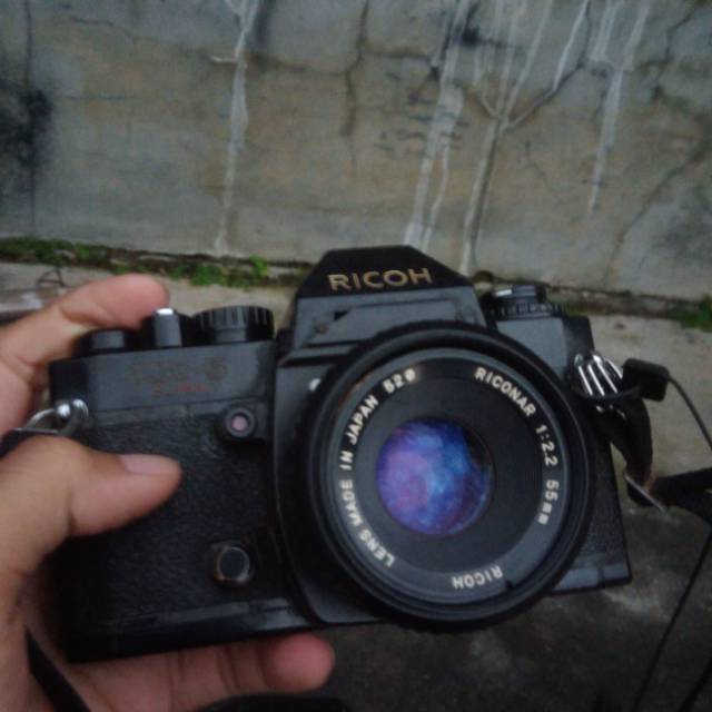 Jual Kamera Analog SLR Ricoh KR 5 Super Lightmeter ON Fullset Shopee Indonesia
