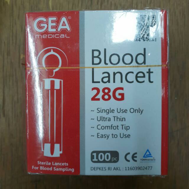 Jual Blood Lancet 28G Shopee Indonesia