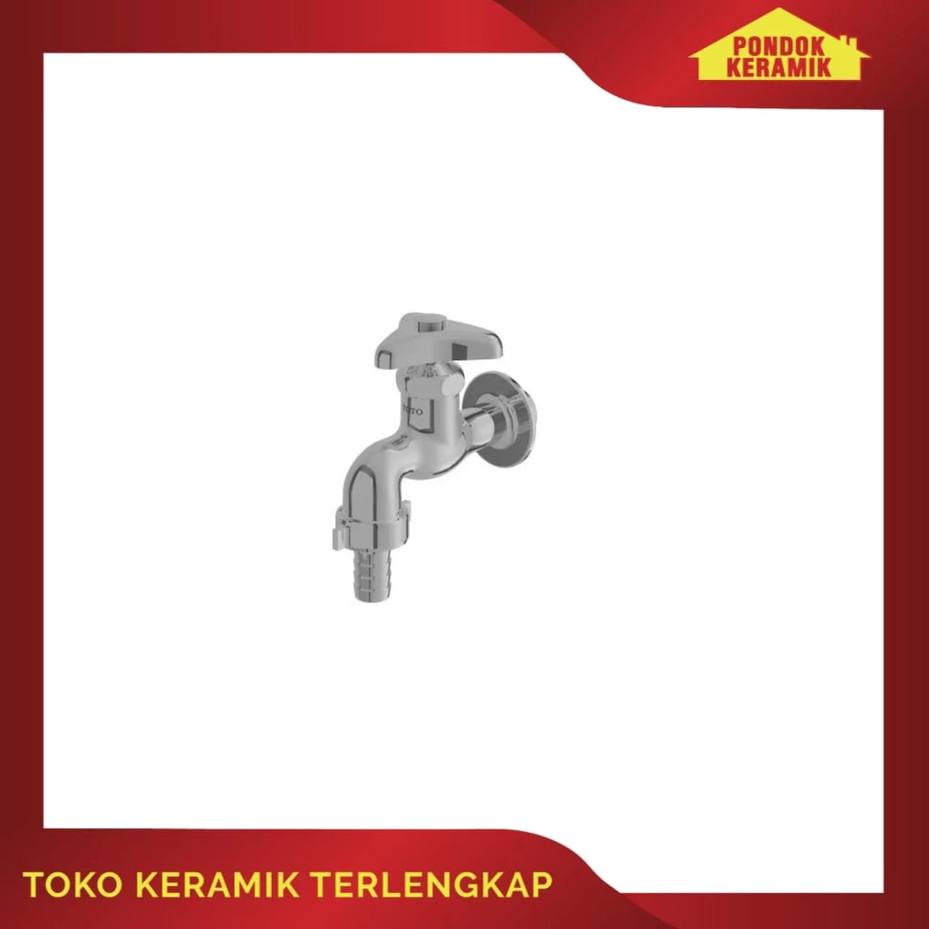 TOTO T26-13 / T 26 - 13 METAL HANDLE SINK TAP W/HOSE