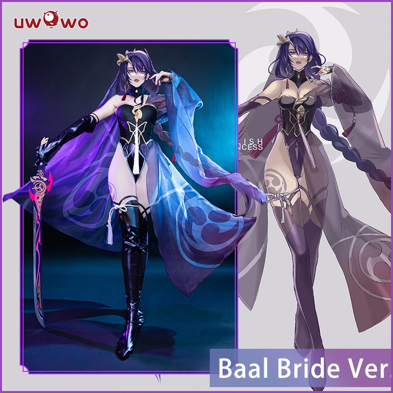 Jual Preorder Baal Cosplay Exclusive Authorization Uwowo X Ailish Genshin Impact Fanart Bride 0269