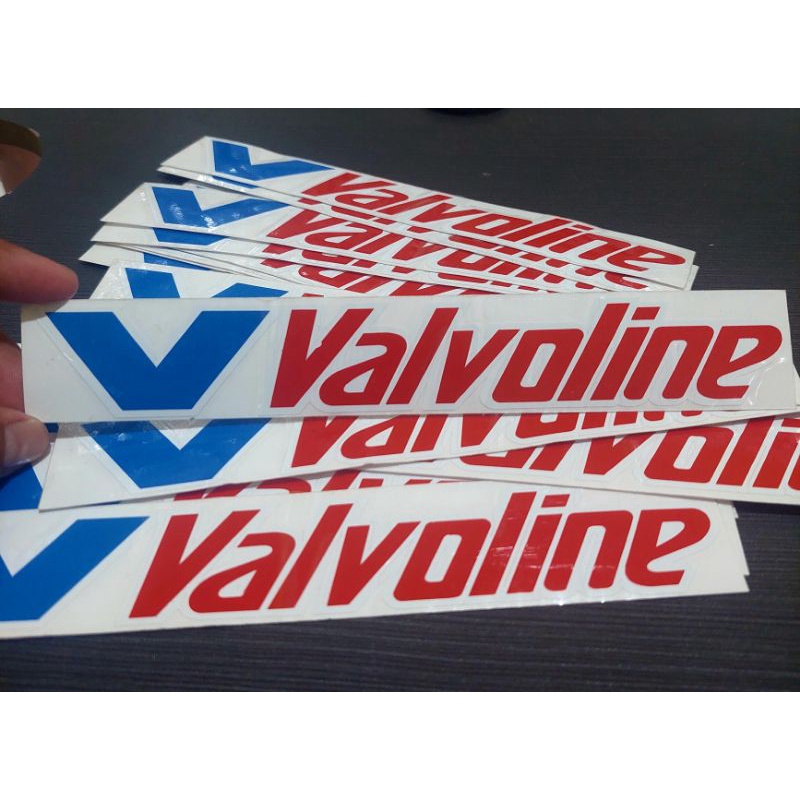 Jual STICKER CUTTING VALVOLINE Shopee Indonesia