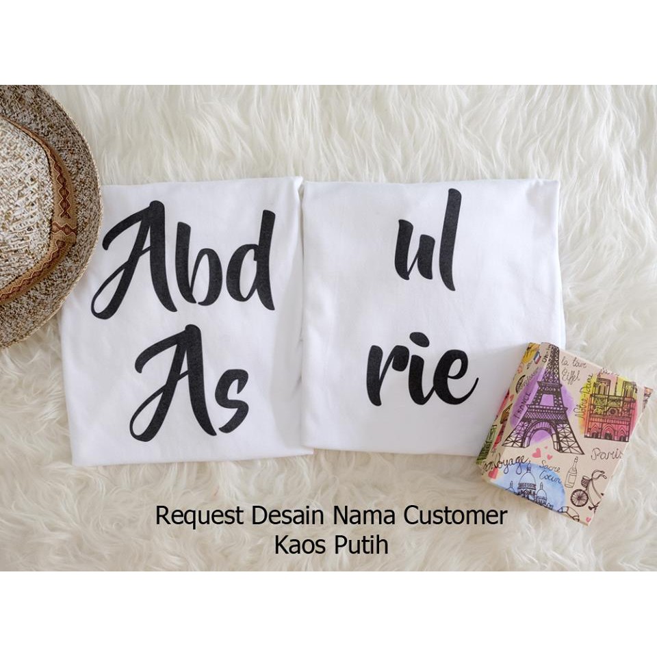 Jual desain nama customer Shopee Indonesia