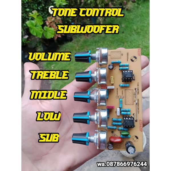 Jual Tone control mono subwoofer tone control mono plus sub tone