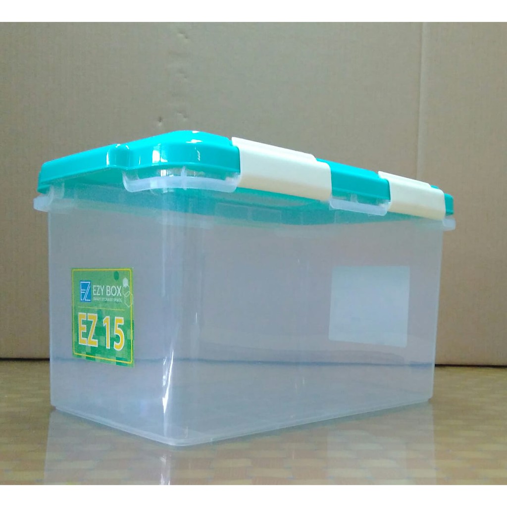 Jual CONTAINER BOX 15 LITER/KOTAK PENYIMPANAN SERBAGUNA EZY BOX CB15L ...