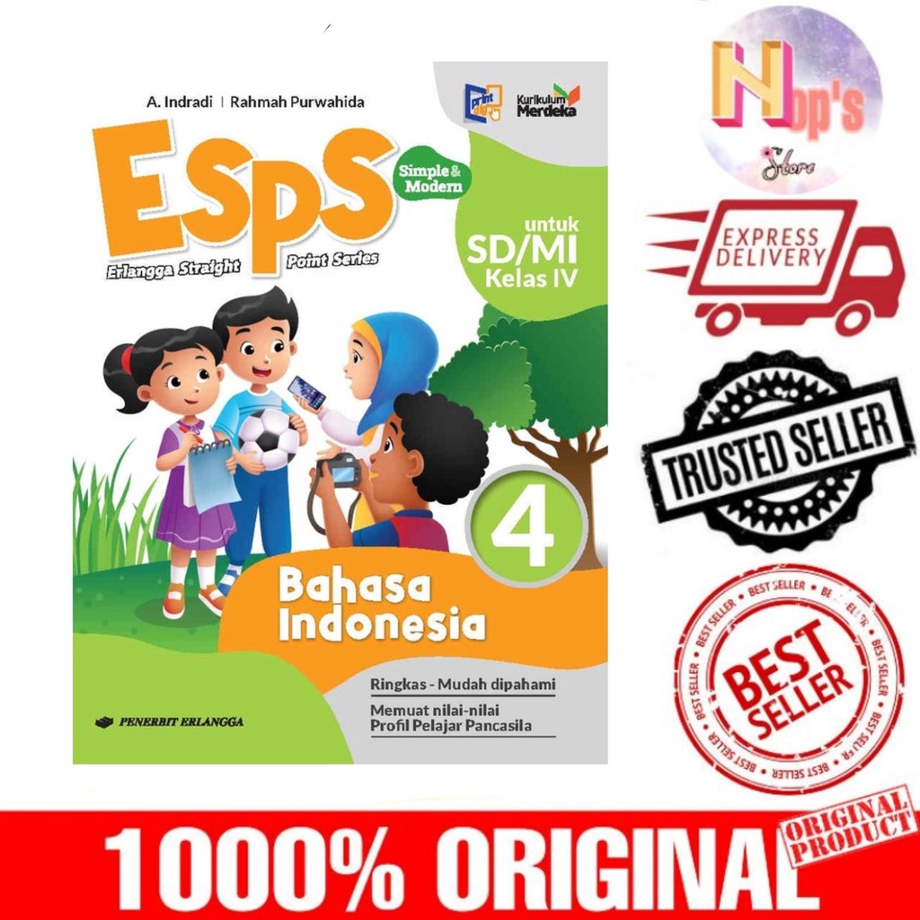 Jual ESPS B. INDONESIA SD/MI KLS.4/KM | BUKU BAHASA INDONESIA SD ...