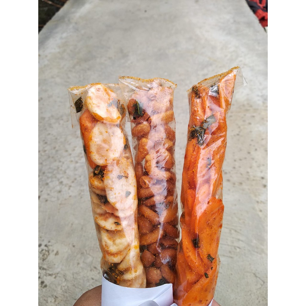 Jual CHIBLAK CHIPS SEBLAK KERING MINI 20gr | Shopee Indonesia