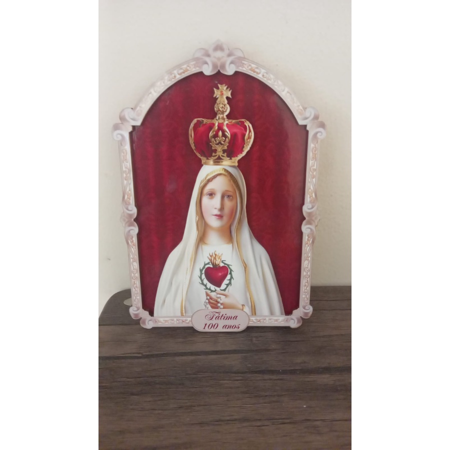 Jual Gambar Bunda Maria Fatima Katolik Rohani Pajangan Dinding | Shopee ...