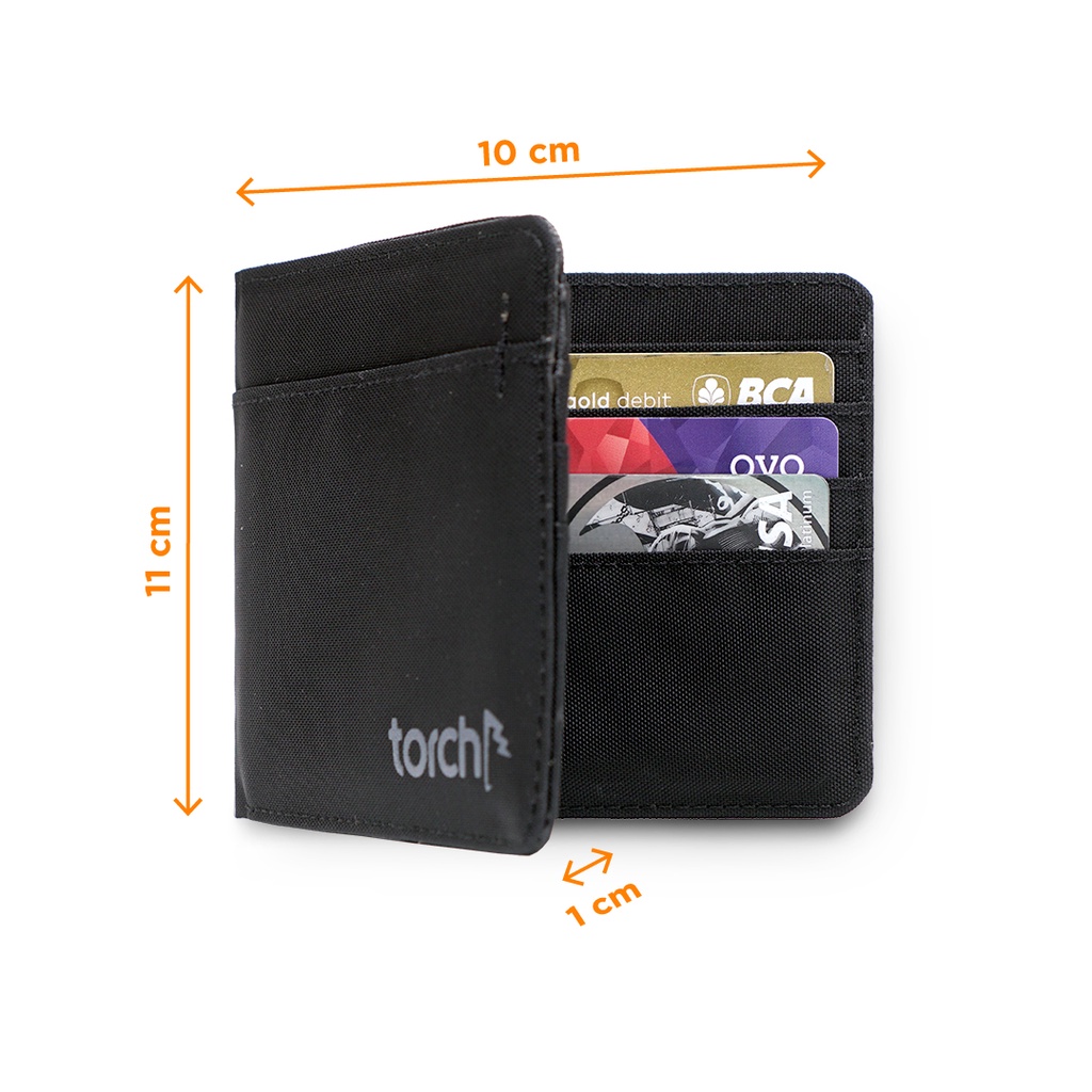 Jual TORCH Oder Dompet Polos Lipat Kartu Pria Wanita Kartu Tempat Uang ...