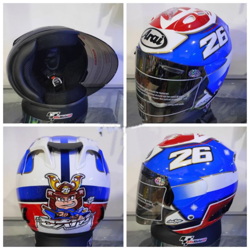 Jual Helm scott ram5 replika arai sudah ddring Shopee Indonesia