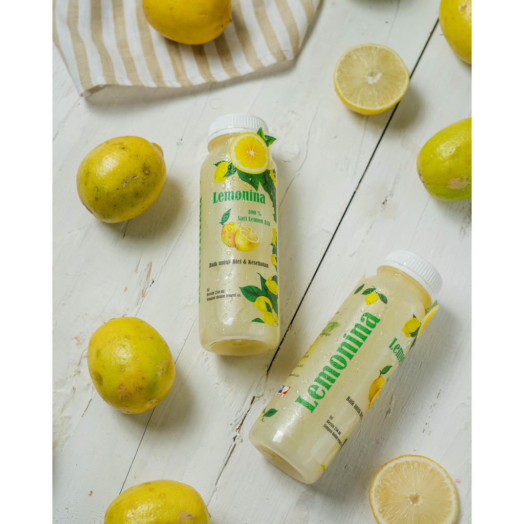Jual Lemonina Sari Lemon asli ukuran 250ML - 500ML PIRT | Shopee Indonesia
