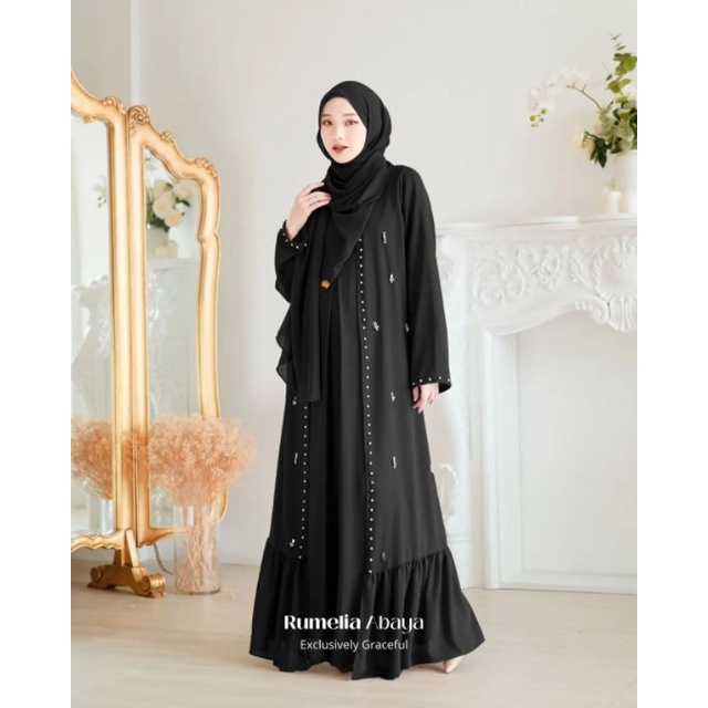 Jual Ready Rumelia Abaya by Kazami_store | Shopee Indonesia