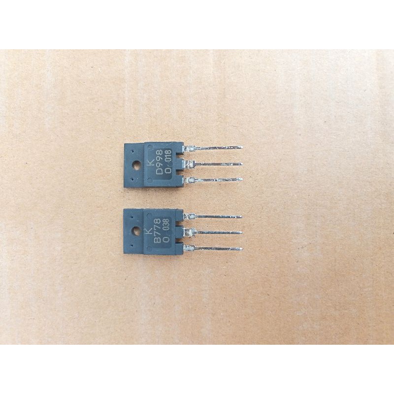 Jual TRANSISTOR B778 D998 ORIGINAL (SATU PASANG) TRANSISTOR D998 NPN ...
