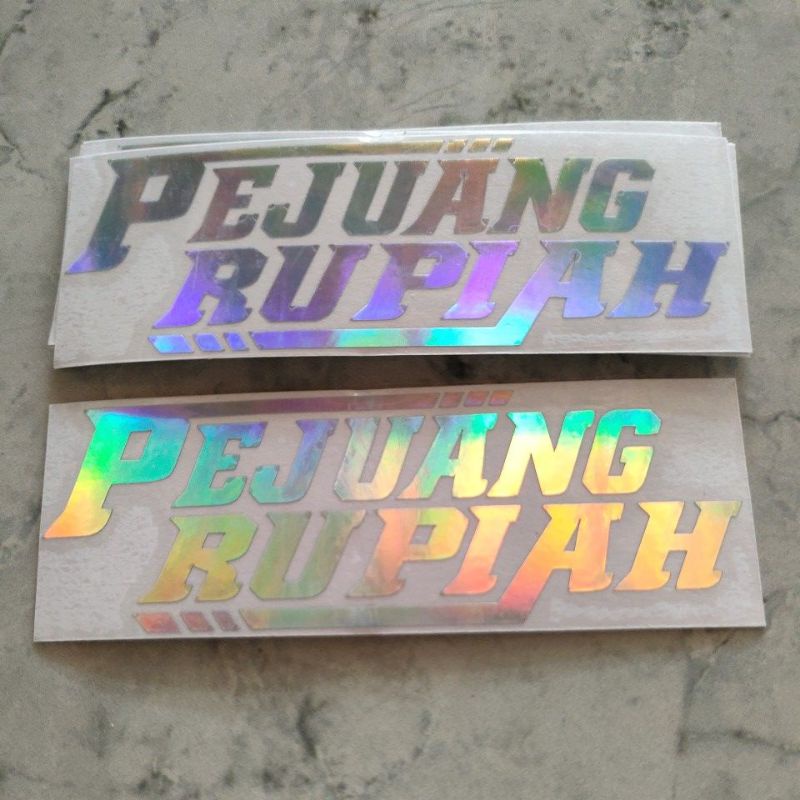 Jual STICKER STIKER PEJUANG RUPIAH HOLOGRAM | Shopee Indonesia