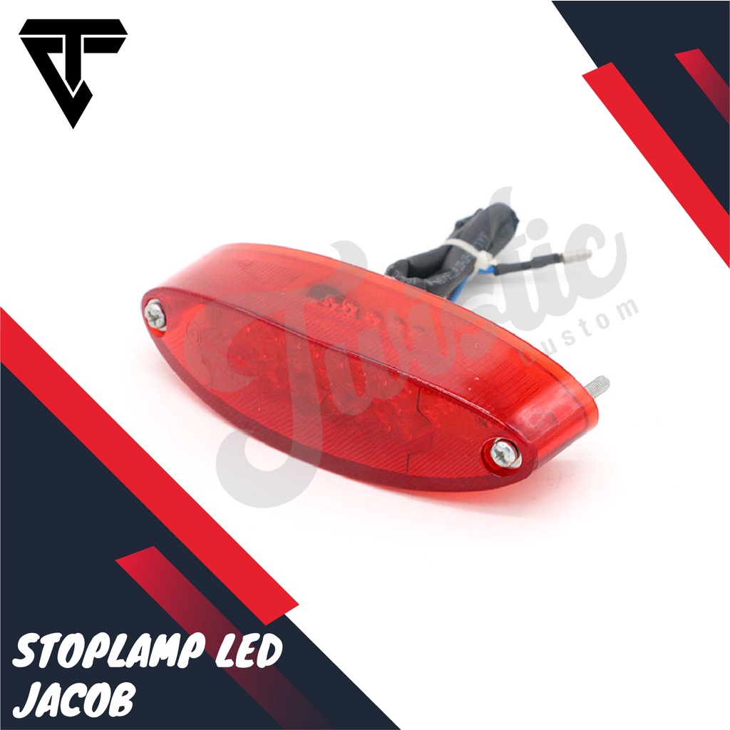 Jual Stoplamp Lampu Rem Belakang LED Jacob Motor Universal Custom ...