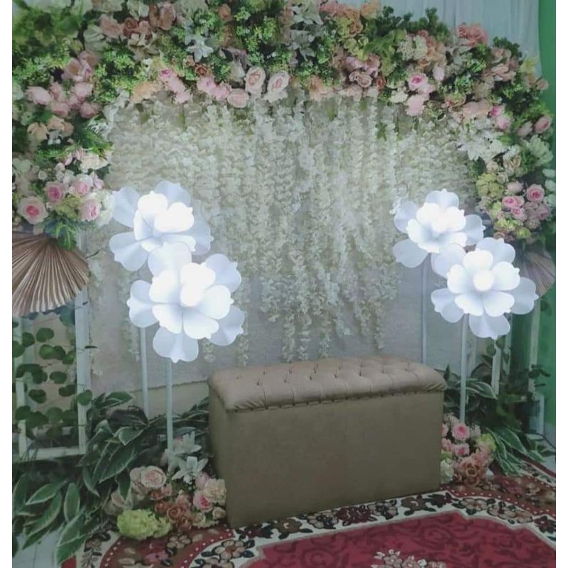 Jual BUNGA DEKORASI PELAMINAN MODEL TERATAI | Shopee Indonesia
