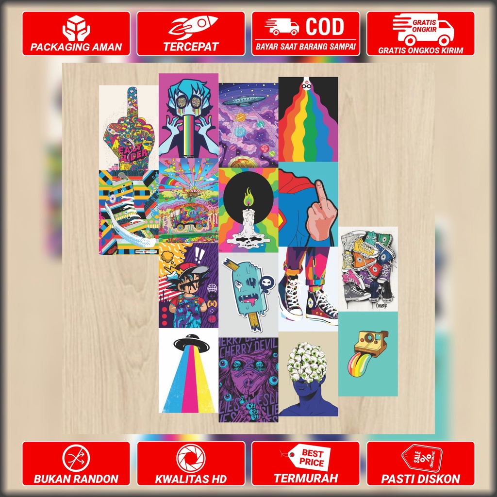 Jual Poster Dinding Aesthetic (pop Art B) | Shopee Indonesia