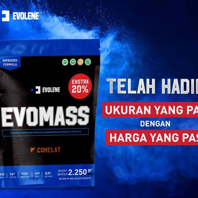 Jual Evomass gainer 5lbs evolene mass gainer 5lb | Shopee Indonesia