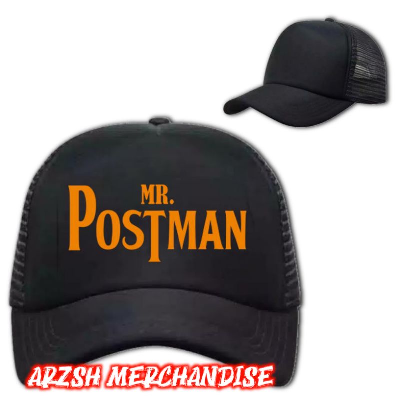 Jual Topi Pos Indonesia - Topi Trucker Jaring Mr. Postman Pos Indonesia ...