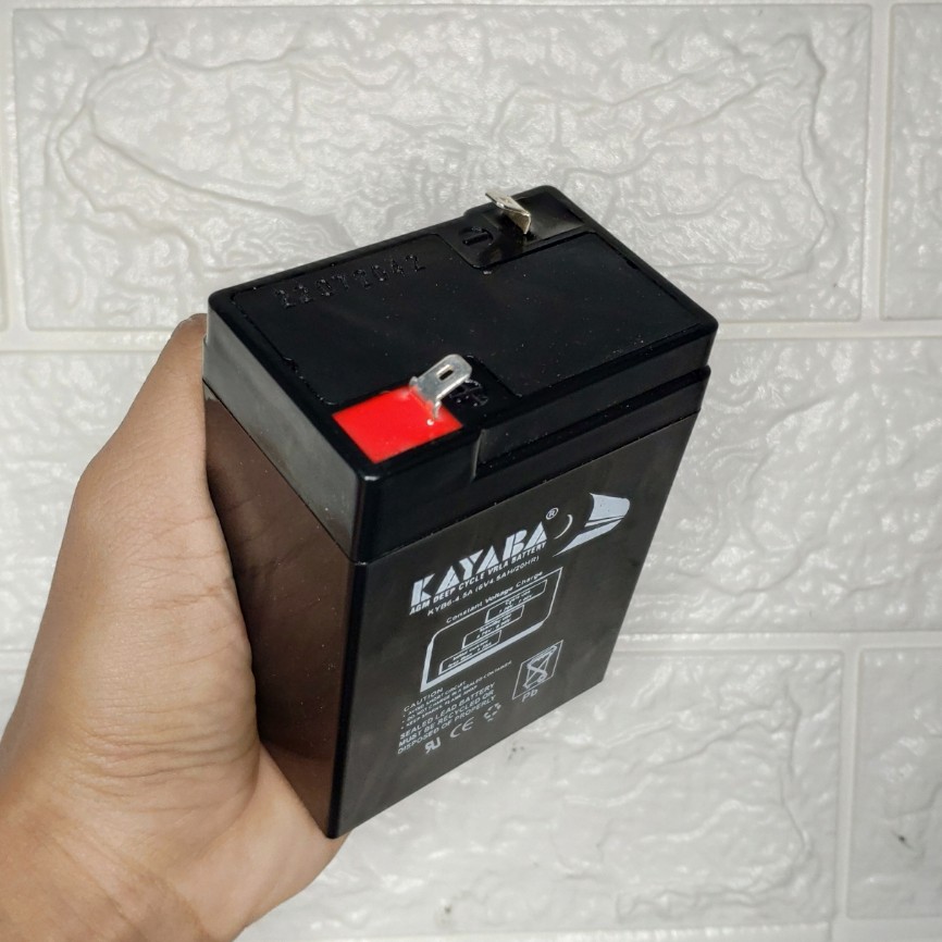 Jual BATTERY LAMPU EMERGENCY LAMP BATERAI KAYABA 6V 4.5AH MOTOR MOBIL ...
