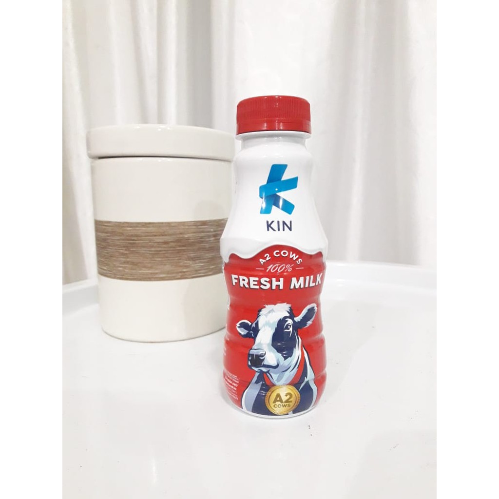 Jual Kin Fresh Milk 200 ml (Susu sapi murni kualitas premium) | Shopee ...