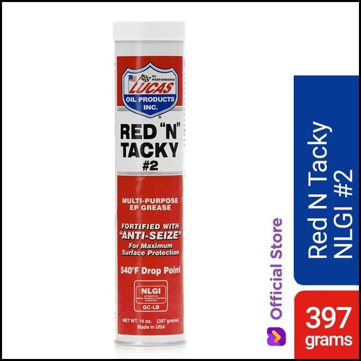 Jual Lucas Oil Red N Tacky Grease / Gemuk Nlgi 2 Lithium Complex