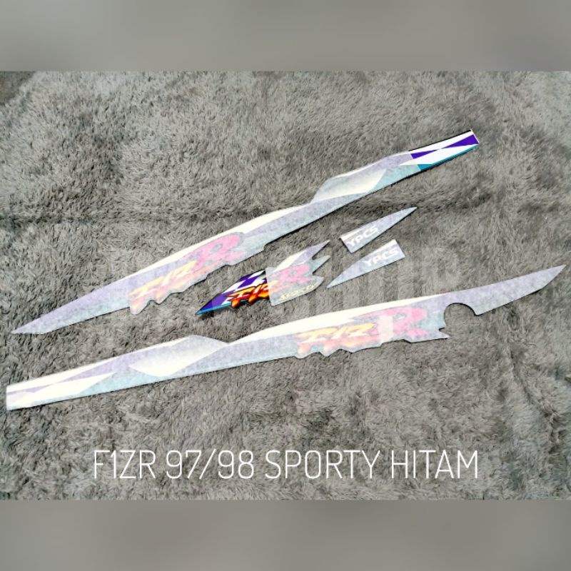 Jual STRIPING YAMAHA F1ZR FIZR 97/98 1997 1998 SPORTY HITAM ORIGINAL ...