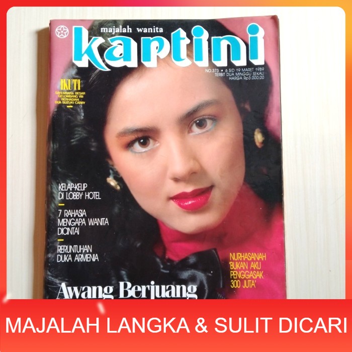 Jual Majalah Kartini No 373 Mar 1989 Monika Gunawanova Langka Shopee