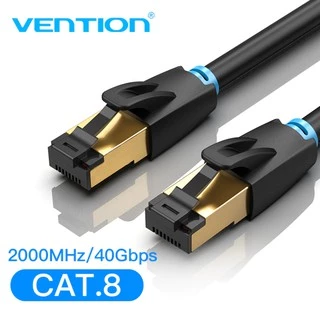 Vention Kabel Lan RJ45 Cat8 Cat.8 Gigabit 40Gbps SFTP Gold Ukuran 0.5m - 5m