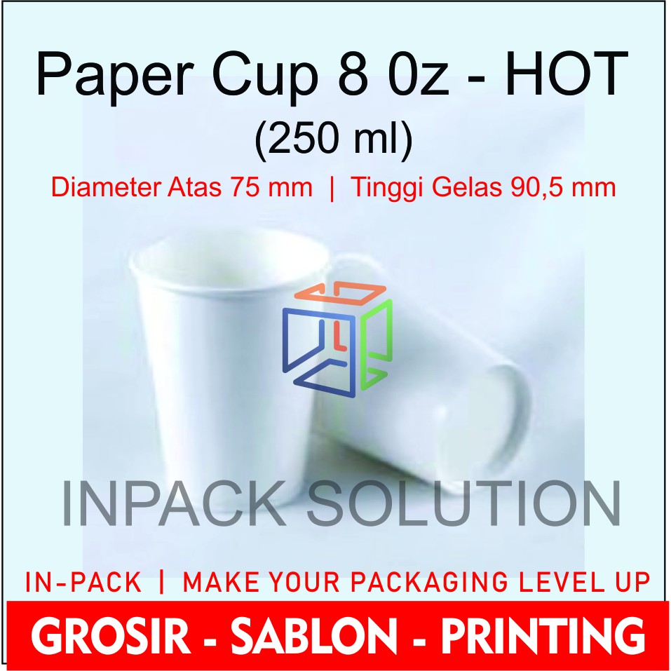 Jual Paper Cup Hot 8 9 12 oz tebal hot cup Gelas Kopi | Shopee Indonesia