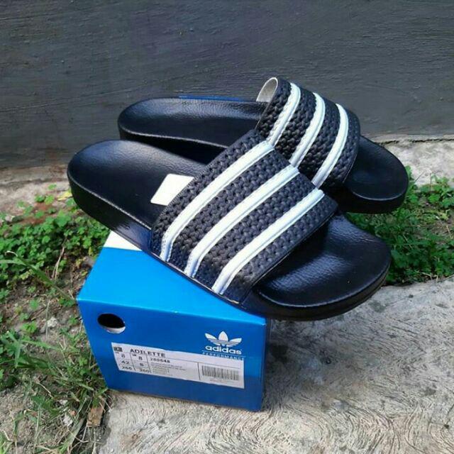 Sandal adidas slop putih Adilette Sendal Adidas Slop white grade original  38-45