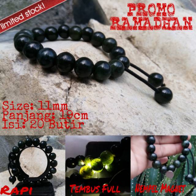 Jual Promo Gelang Tasbih Natural Giok Black Jade Aceh Terapi Super Shopee Indonesia 4769