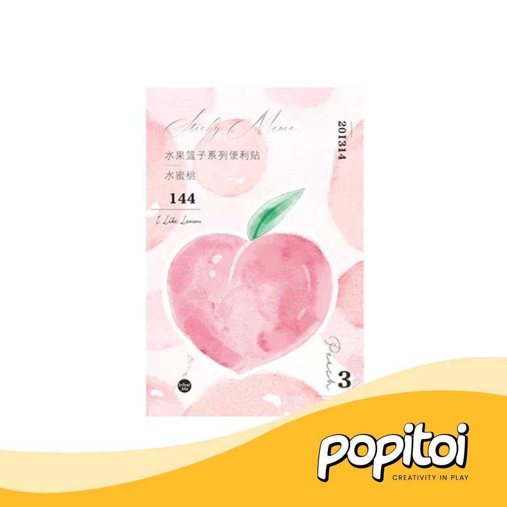 Jual Sticky Memo Note Pad Fruit Series 30 Pcs Motif Buah Decor Kertas