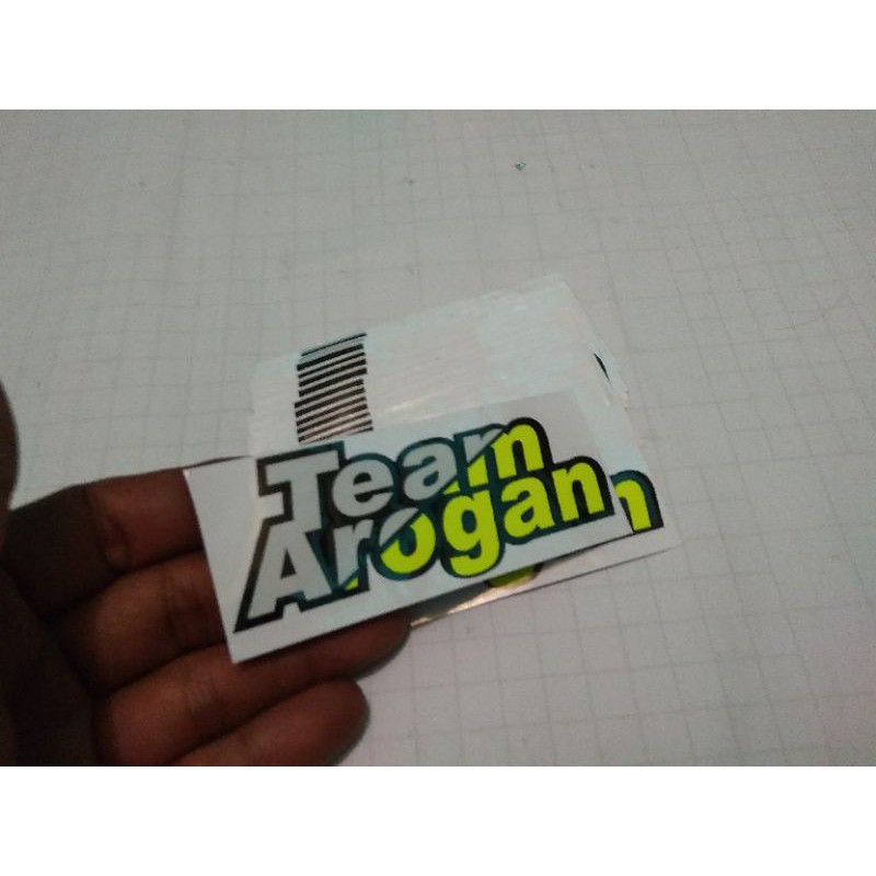 Jual STIKER TARGN CUTTING TEAM AROGAN 15CM | Shopee Indonesia