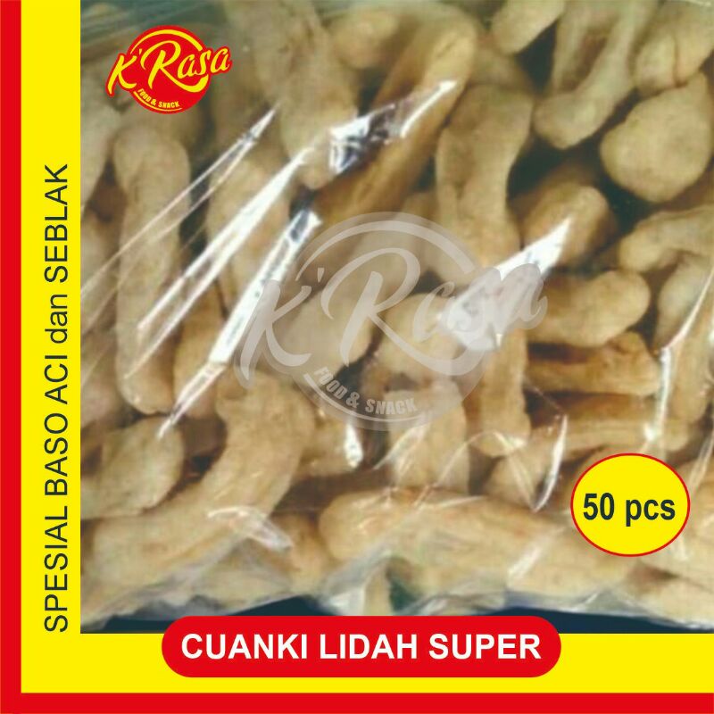 Jual Cuanki Lidah Besar Khas Garut 50 Pcs Untuk Basi Aci Seblak Dll