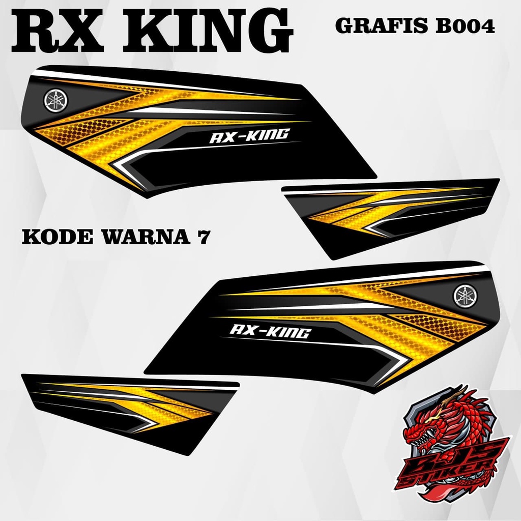 Jual [COD] Stiker Sticker Striping Rx king grafis b004 | Shopee Indonesia