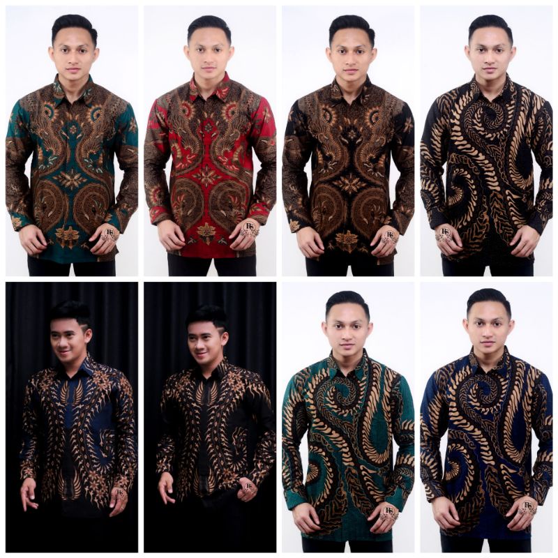 Jual KEMEJA BATIK PRIA LENGAN PANJANG EXCLUSIVE | Shopee Indonesia