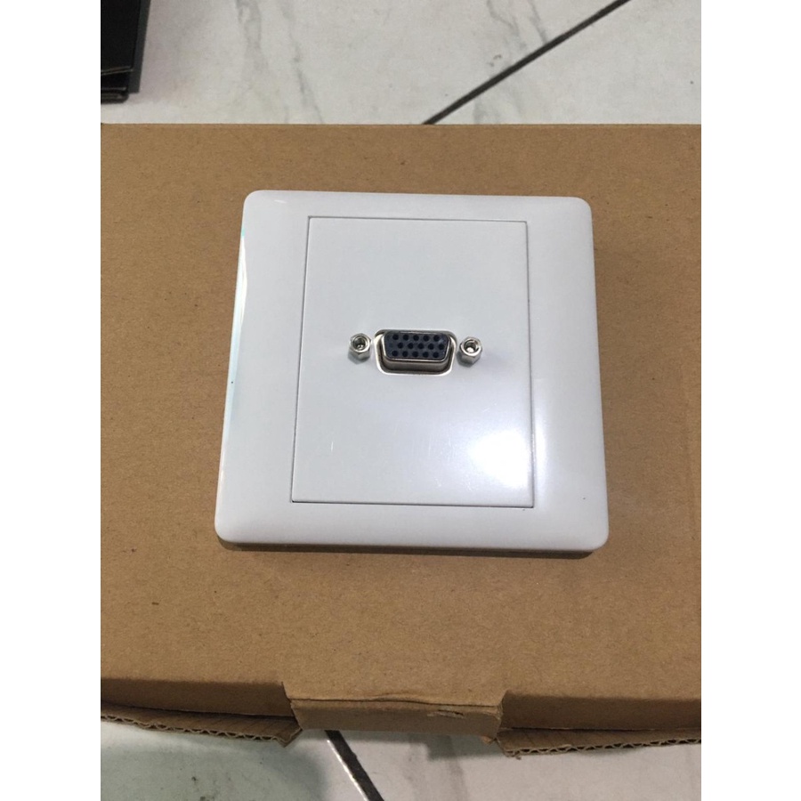 Jual FACEPLATE VGA 1 PORT / FACE PLATE / SOCKET VGA / MODULAR VGA ...