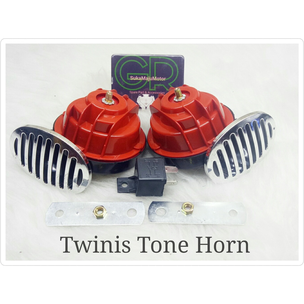 Jual Klakson Keong Ons Set + Riley 12 Volt Universal Buat Motor & Mobil ...