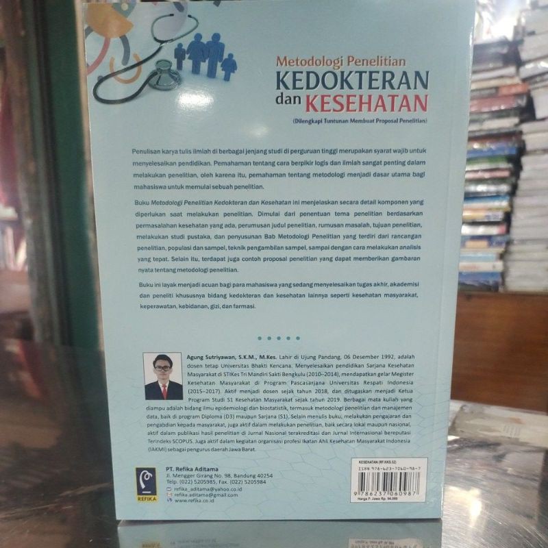Jual BUKU Metodologi Penelitian KEDOKTERAN dan KESEHATAN-AGUNG ...