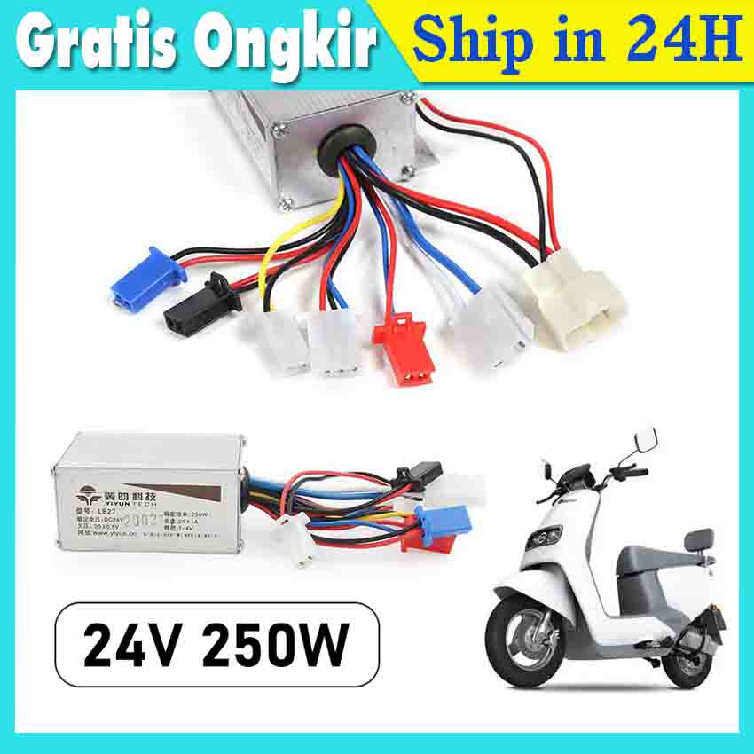 Jual kontroler Regulator 24v 250w LB27 skuter elektrik controller e ...